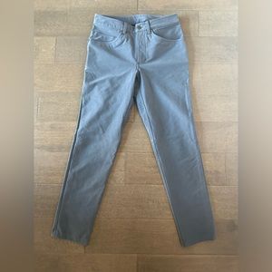 lululemon ABC pant Slim (Utilitech) in iron blue 28x30